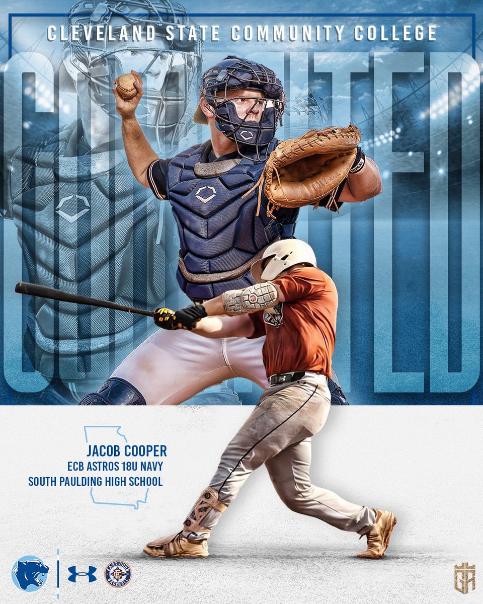 JacobCooper102's tweet photo. I am blessed to announce that I have committed to @CSCC_BSB. I want to thank all of the coaches, teammates, &amp; family that have supported &amp; pushed me along the way. God has opened this door for me and I pray He graces me with the ability to play for a very long time. Go Cougars!! https://t.co/DVYQiR3fwr