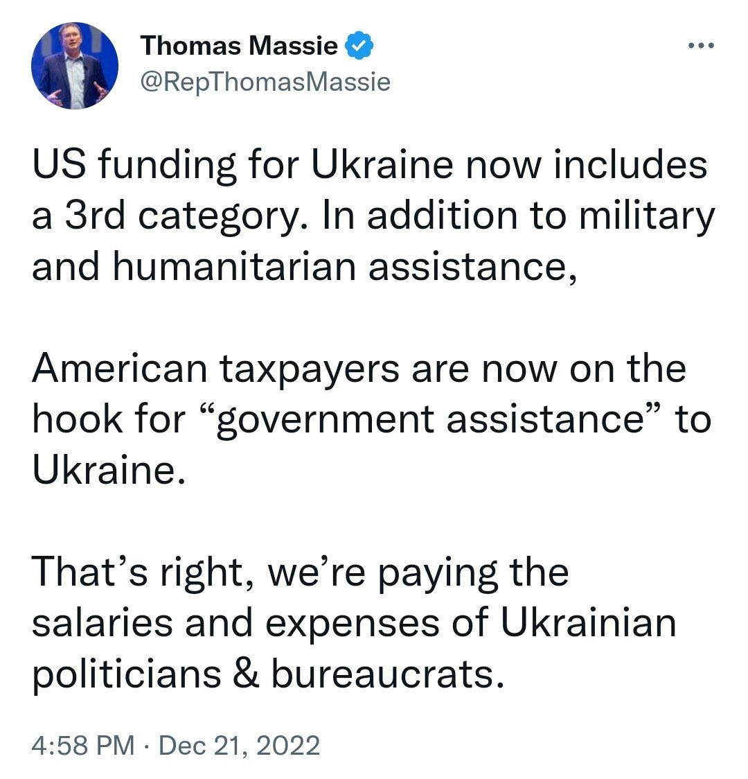 sues86453's tweet photo. Read this…

THEN

Read it again. 

Taxpayers are now paying the salaries of #Zelensky and #Ukraine politicians and bureaucrats. https://t.co/ZHFaYUDrs8