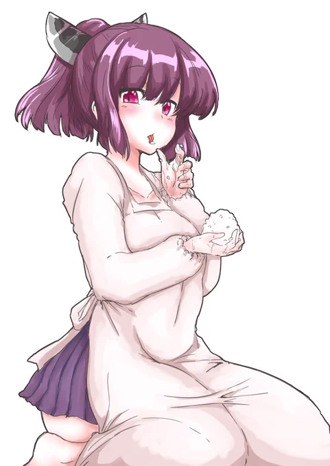 #きりたんキラキラ金曜日 
今日の割烹着です 