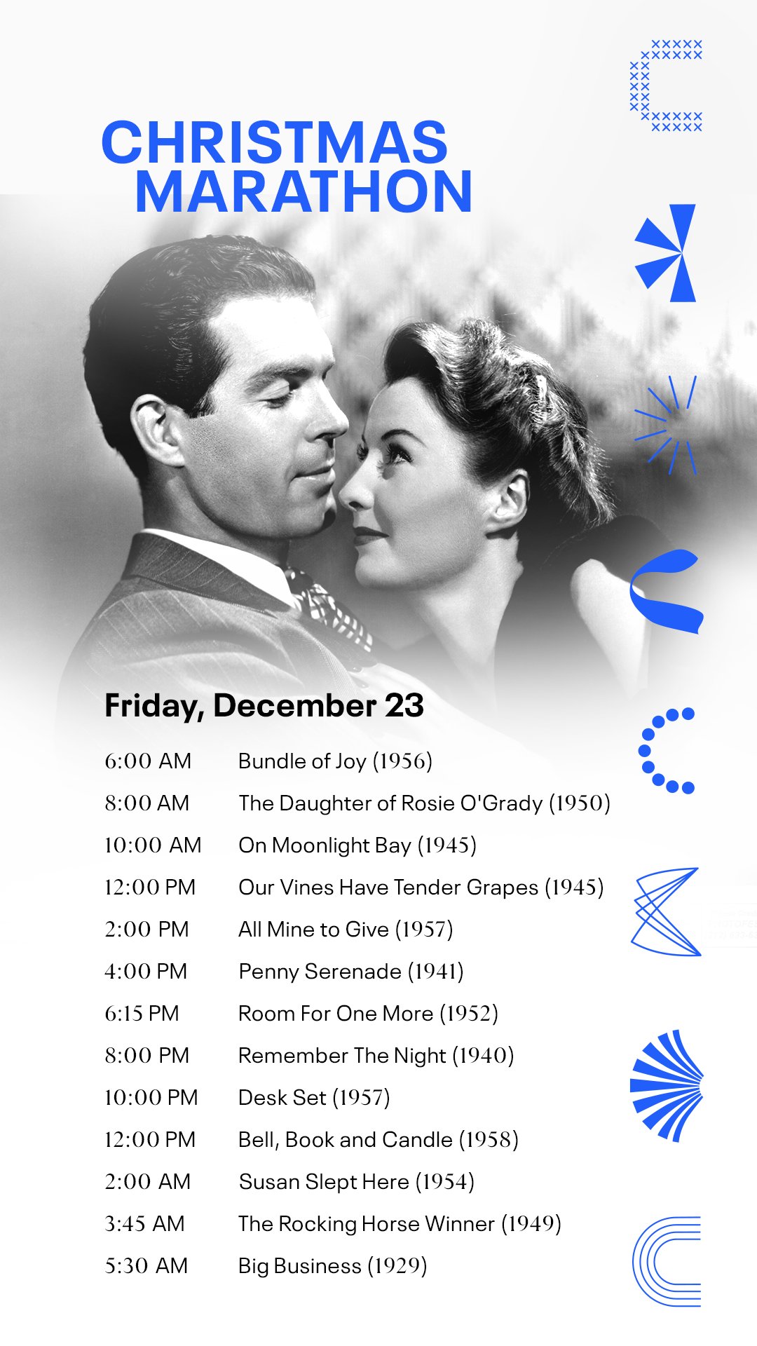 TCM on Twitter "There's more Christmas cheer on the way as our