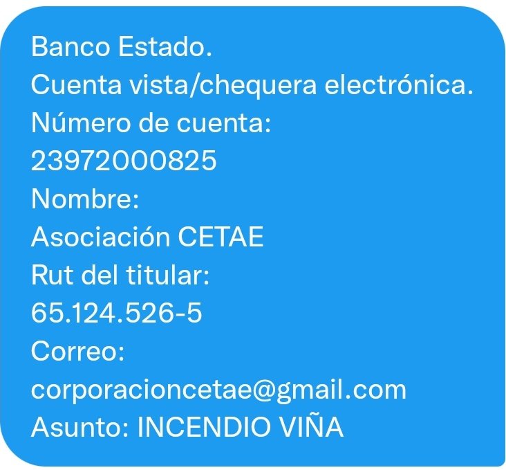 AnimalParaiso's tweet photo. La agrupación Huellas Abandonadas de Viña del Mar nos autorizó a pedir ayuda para ellas, su agrupación no cuenta con cuenta institucional.

Muy importante: poner asunto: INCENDIO VIÑA. https://t.co/PpaAKPFX2m