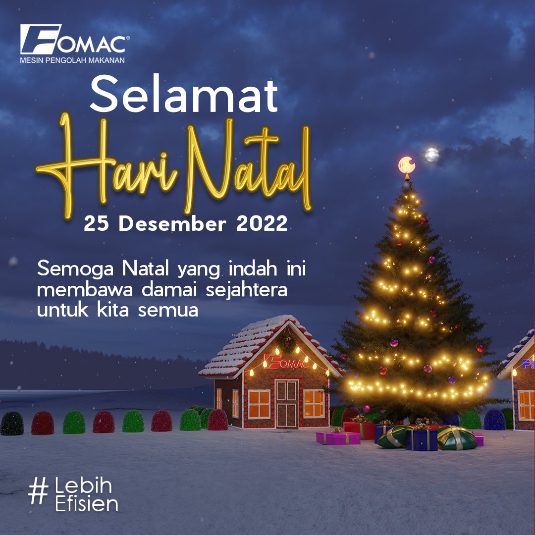 fomac_id's tweet photo. Selamat Hari Natal🎄

Natal menjadi waktu yang tepat merenungkan betapa besar kasih Tuhan yang tiada berkesudahan. Semoga Natal tahun ini dipenuhi dengan kedamaian, cinta, tawa, dan semua hal yang membuat bahagia

#SelamarHariNatal #Natal #MerryChristmas #Natal2022 #25Desember https://t.co/Qu5gyrYCdf
