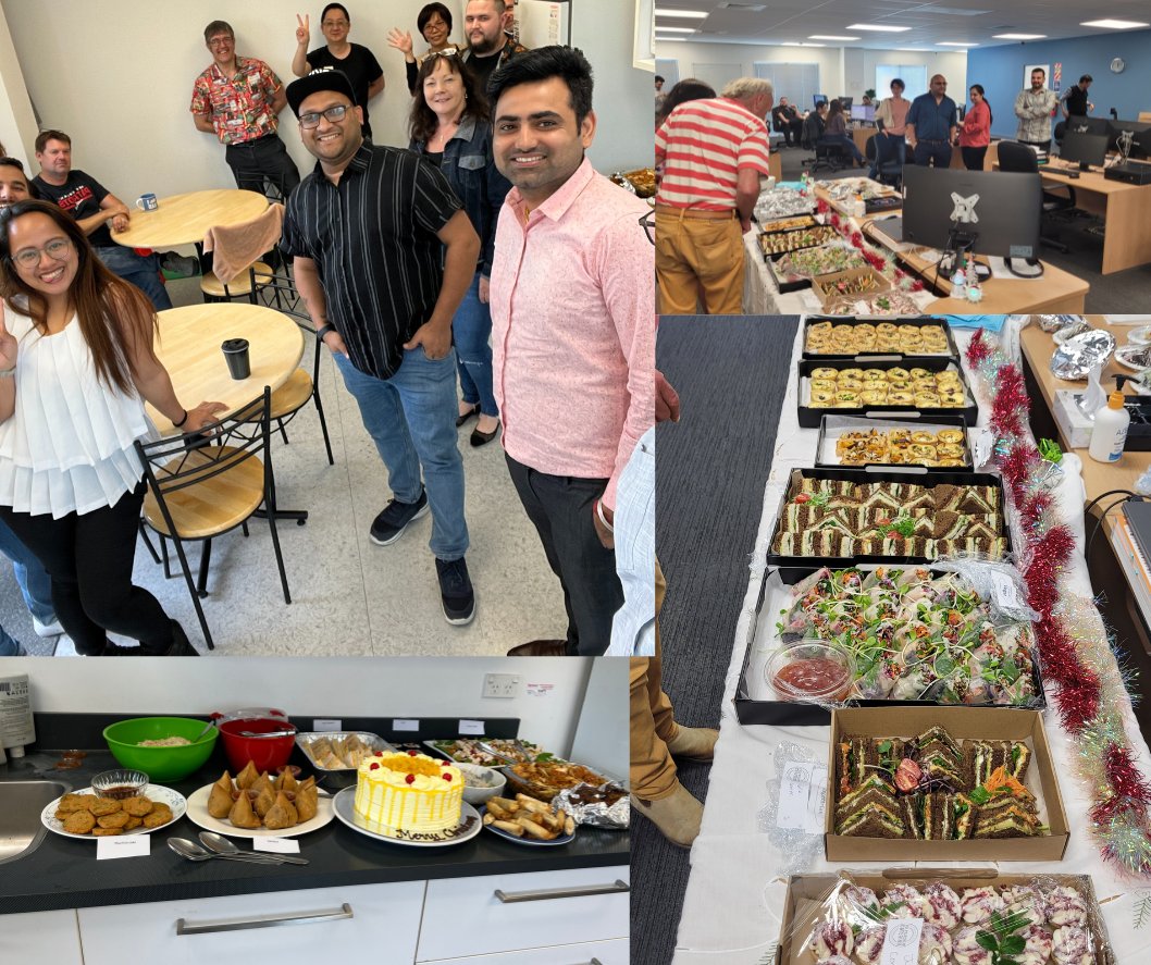 contec_group's tweet image. Well, that's almost a wrap before a short break for our Christmas &amp;amp; New Year's holidays. Today the team shared a potluck lunch together. It looks like we have a few budding chefs in the office. Happy Holidays! #team #dairyindustry