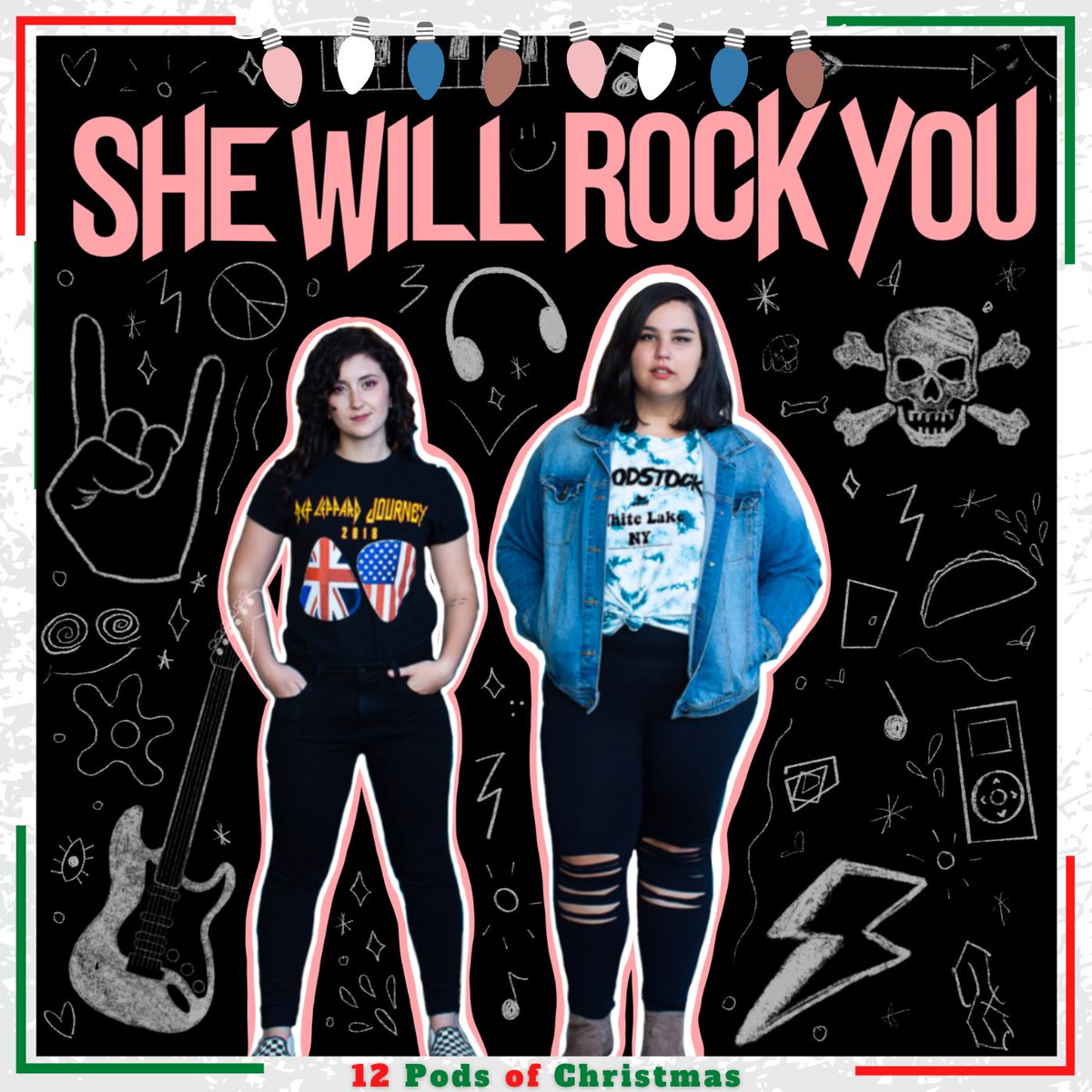 ItchRocks's tweet photo. Today's entry in the #12PodsofChristmas is gearing up for another big year. @shewillrockupod is an entertaining and well-informed exploration of the great moments, songs, and people throughout modern music history. https://t.co/MAgcObklJX