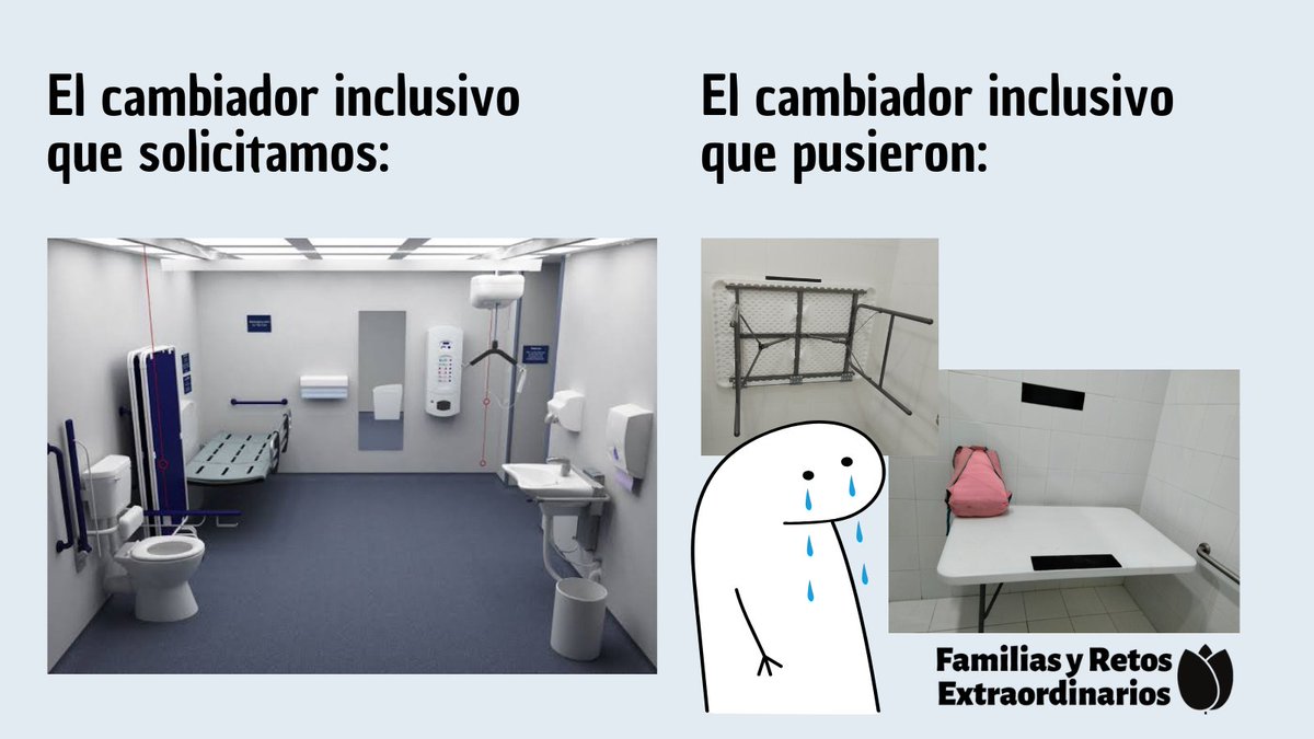 En 2019 Mamás de la comunidad solicitaron un #CambiadorInclusivo al #CMNO en Jalisco;Lo que pusieron este mes es la mesa de la imagen ¿Qué opinan de esta medida de accesibilidad <a href="/zoerobledo/">Zoé Robledo</a> <a href="/Tu_IMSS/">IMSS </a> <a href="/imssjalcontigo/">IMSS Jalisco</a>?
<a href="/jacarandilla/">jacaranda correa</a> <a href="/DrPacoMoreno1/">Dr Francisco Moreno Sánchez</a> <a href="/StratCons/">Xavier Tello, MD 🇪🇺🇬🇱</a> <a href="/warkentin/">Gabriela Warkentin</a> <a href="/milycruzdiaz/">Mily Cruz</a>