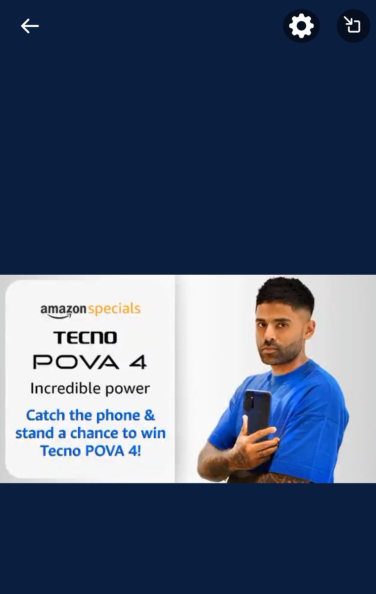 Nidbar1212's tweet photo. @amazonIN #DareToHustle #TECNO @amazonIN #POVA4
#IncrediblePower
Join in

@momsrockinggirl 
@ketdevine https://t.co/GCzIcbt5sE