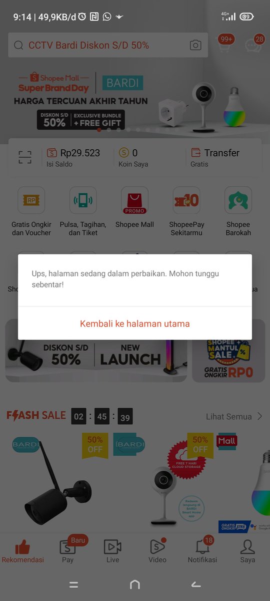 MendarAS's tweet photo. @ShopeeID Kok gini dari kemarin https://t.co/xVevuA2sMm