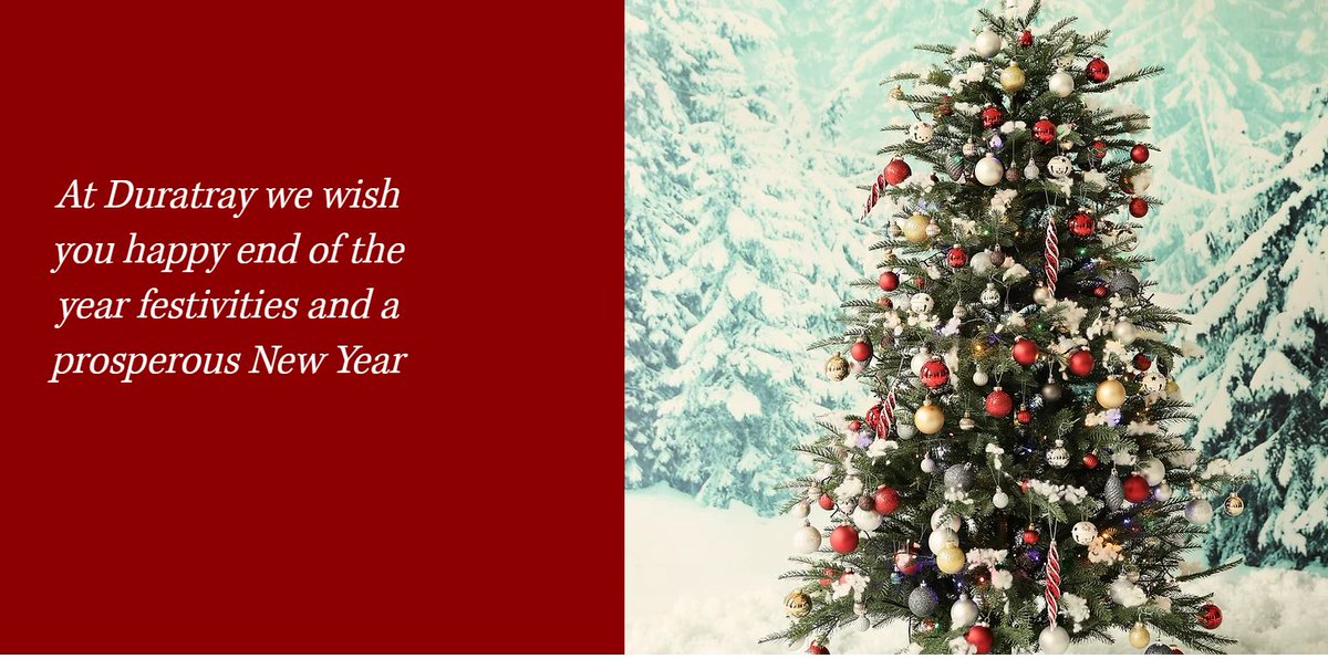 Duratray's tweet photo. Happy holidays and a great 2023 from Duratray International! https://t.co/87DUDiFRCB
