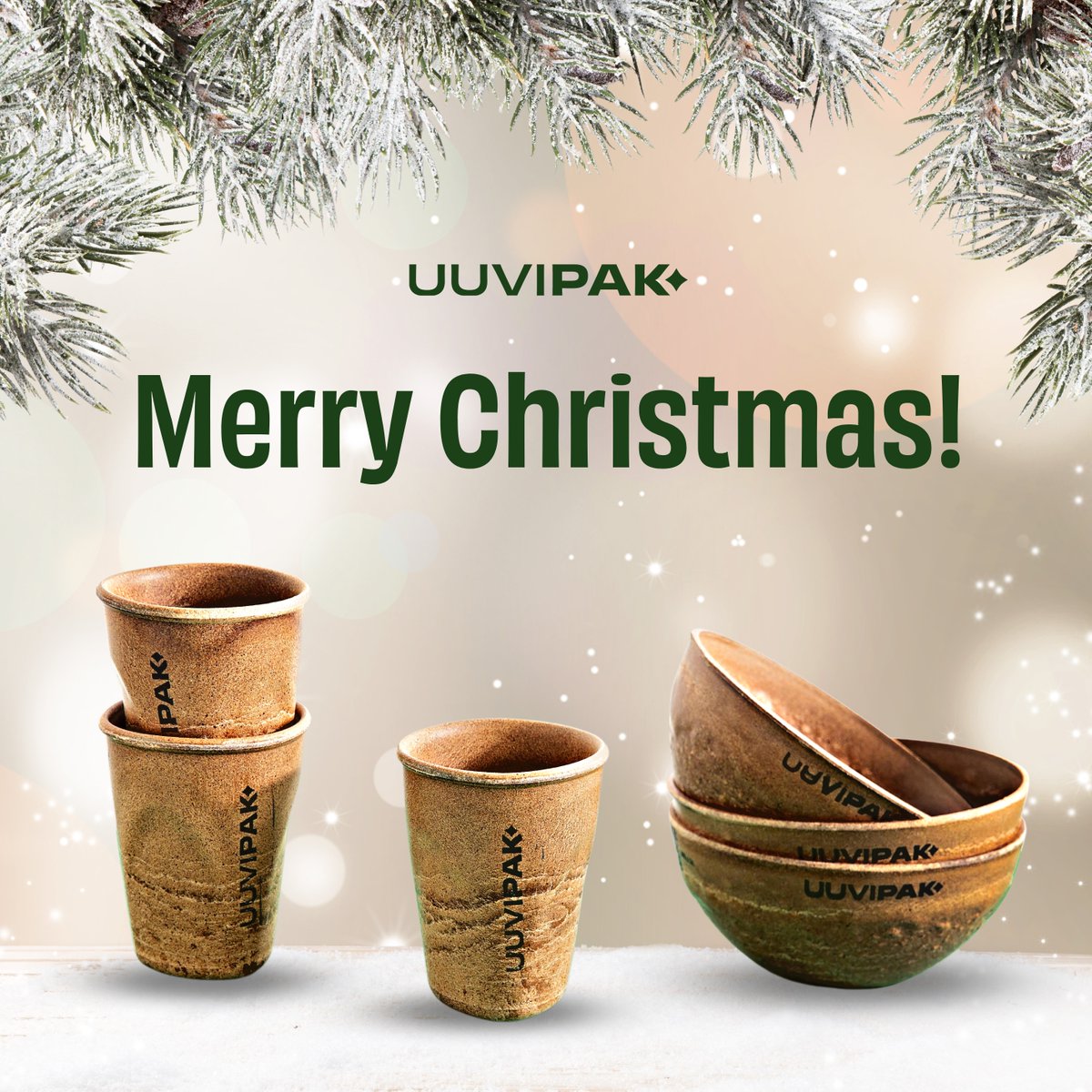 uuvipak's tweet photo. This holiday season, serving your favorite food with eco-friendly materials is a gift to the planet!

Uuvipak greets you a Merry Christmas! 🎅🎄 https://t.co/C1D4nLzSDy