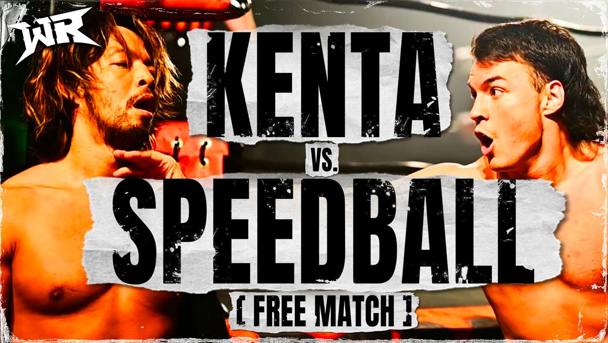 PWRevolver's tweet photo. 🔥FREE MATCH🔥

KENTA
🆚 
SPEEDBALL

#RevolverFINALE

📺WATCH NOW:
 https://t.co/hOyEDgoqhM https://t.co/c3QszRk6Lb