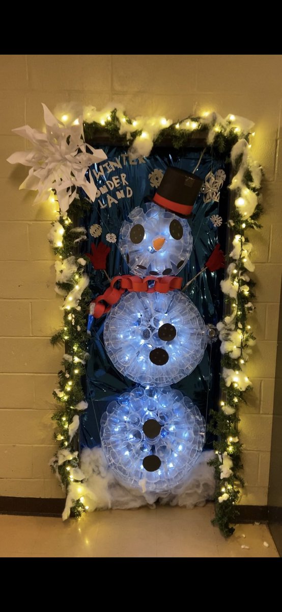 My grade 7 homeroom students did an amazing job decorating our door this season. So proud of them for all of their hard work and how they came together to make it happen. I am so blessed to have them this year. <a href="/learysbrook/">Leary's Brook Jr High</a>