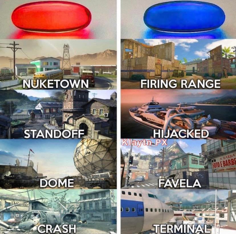 Bravo6Intel's tweet photo. Red or Blue Pill? 

#MWII #ModeenWarfareII #Warzone2 #CallofDuty https://t.co/21wVzAtg42