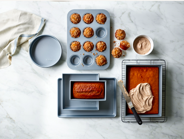 CrateBarrelMX's tweet photo. #BackInStock Hornea media docena de magdalenas de mantequilla, muffins o mini quiches de espárragos en un molde de calidad profesional. Fabricado en acero aluminizado, el molde USA Pan tiene rebordes que ayudan a que el calor circule para un horneado perfecto y es antiadherente. https://t.co/I8ZsCGlTVK