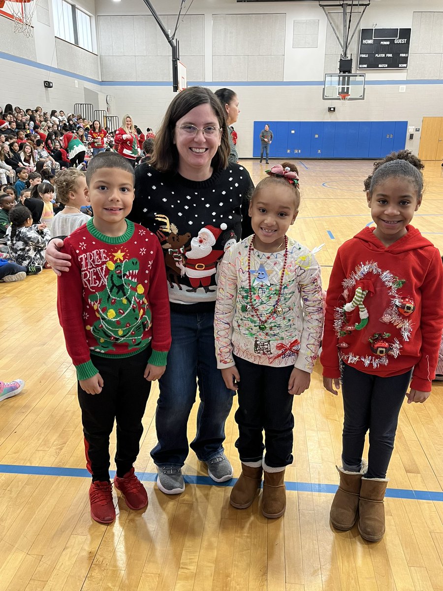 We dressed in our favorite sweaters for our all school assembly today!  <a href="/Taunton_Schools/">Taunton Public Schools</a>