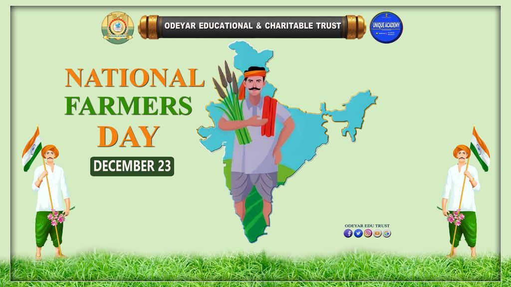 OdeyarDevendra's tweet photo. Wish to all farmers #NationalFarmersdDay #happyfarmersday
#Farmersday2022
#nationalfarmersday
#nationalfarmersday2022
#indianfarmer
#OdeyarEduTrust
#unique_Academy_Jalageri
#Uniqueacademy
#farmerday https://t.co/V3aCMBTxRa