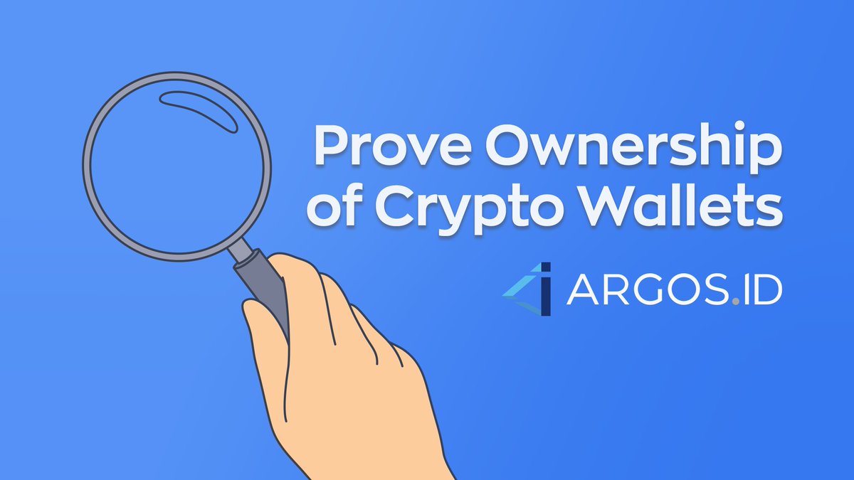 argoskyc's tweet photo. In need of proving unhosted wallets’ ownership? Do it so with ARGOS ID. Runs with API and Web SDK, ARGOS ID provides easy and simple integration. Try out the demo version as well for free!

Read in detail ➡️ https://t.co/fShwf3T9NL

#ARGOSID #VerifyCryptoWallets #CryptoTravelRule https://t.co/Sdcv79A3FP