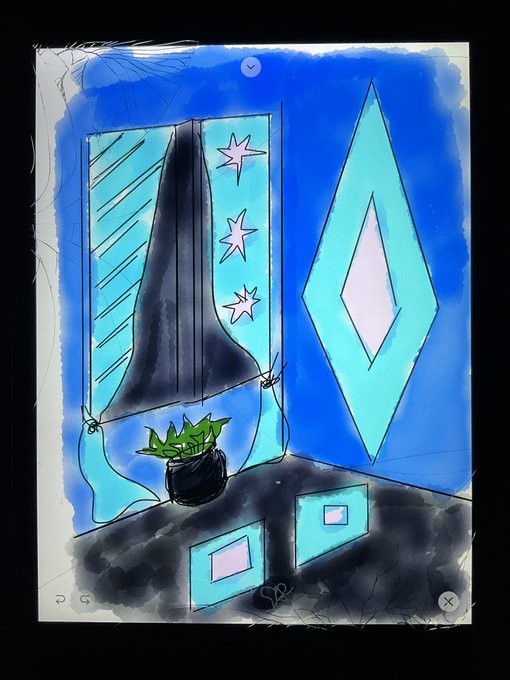 #PaperApp drawings&hellip;part of a corner-of-the-room series- same corner, different room.. I have about a<a href="/tag/paperapp"class="tags">#PaperApp</a><a href="/tag/art"class="tags"><span>#art</span></a><a href="/tag/interiors"class="tags"><span>#interiors</span></a>