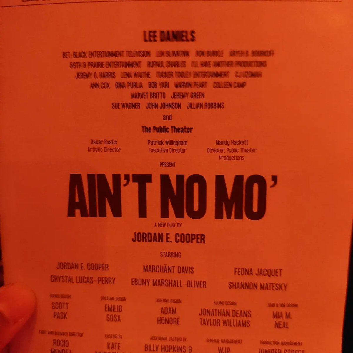 AddVic_e's tweet photo. Did you know @JordanECooper_ was the youngest Black playwright in Broadway history. #BlackTwitter this is something we need to support. #SaveAINTNOMO https://t.co/vRpIb2jhtt
