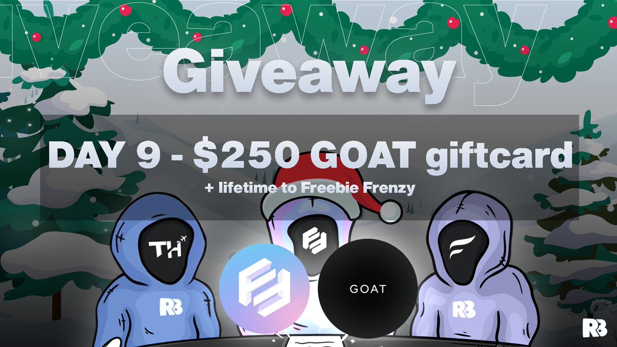 Rios (@riostoriches) on Twitter photo Who is ready for this BIG prize? 🎁
$250 GOAT Giftcard + 1x LIFETIME to Freebie Frenzy
Rules to Enter:
• Follow Me + <a href="/FreebieFrenzy/">Freebie Frenzy (Freebie King 👑)</a>
• Like this tweet
• Tag a friend
Winner will be announced under discord.gg/reseller 🍀 Who is ready for this BIG prize? 🎁
$250 GOAT Giftcard + 1x LIFETIME to Freebie Frenzy
Rules to Enter:
• Follow Me + <a href="/FreebieFrenzy/">Freebie Frenzy (Freebie King 👑)</a>
• Like this tweet
• Tag a friend
Winner will be announced under discord.gg/reseller 🍀