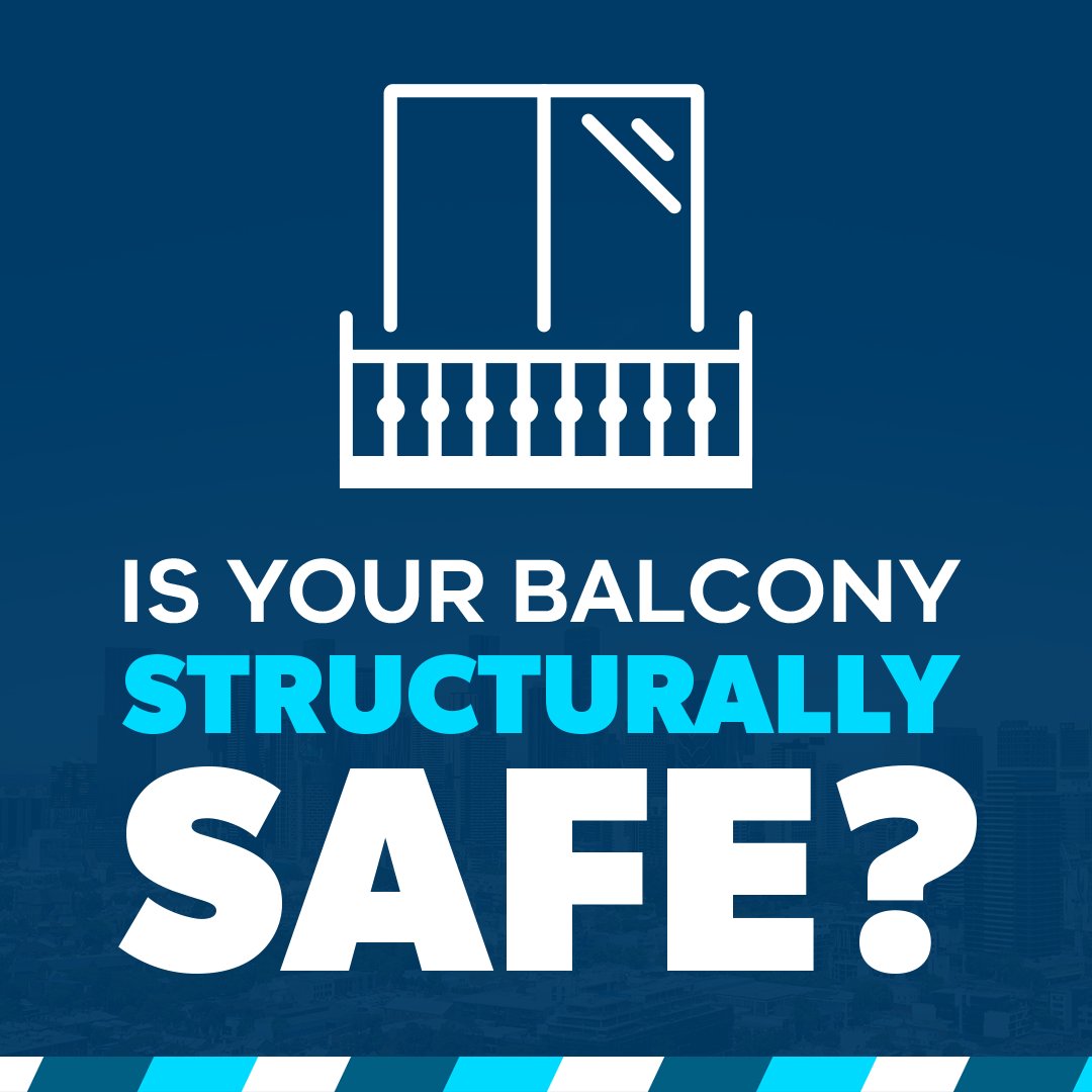 Balconies can be a serious safety risk if not properly built &amp; maintained.

The state building regulator has warned homeowners to check &amp; maintain any balconies at their properties as more people visit over the warmer months.

For more information, visit go.vic.gov.au/3jnb10I