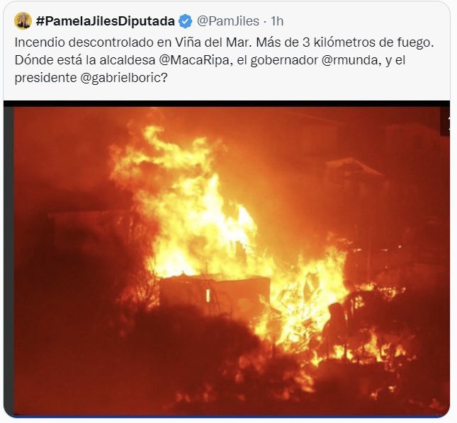 R_SaavedraM's tweet photo. Asquerosa @PamJiles #ViñaDelMar https://t.co/RekXX0W1NZ