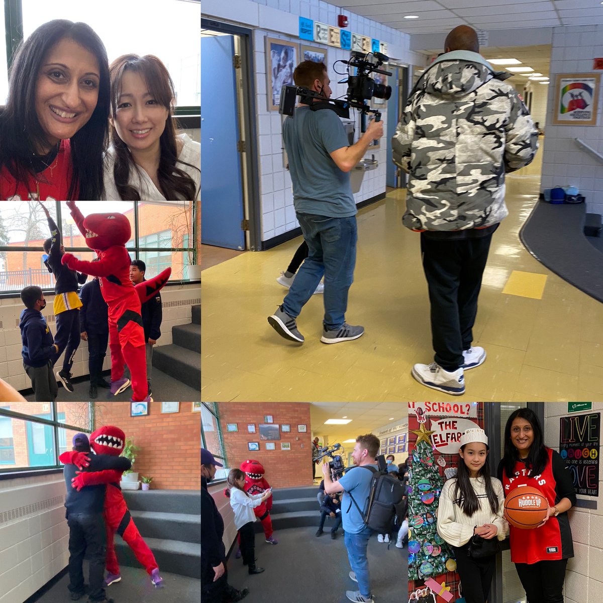 What an exciting visit from <a href="/the_raptor/">The Raptor</a>, John Wiggins, <a href="/ArgoJC/">Jason Colero</a> from Huddle Up &amp; Dwayne &amp; Dave from Sportsnet. We were thrilled to learn that my student’s essay about #LincolnAlexander won the grand prize! Congrats, A! I am so proud of you! <a href="/AgnesMacphailPS/">AgnesMacphailPS</a> <a href="/LC3_TDSB/">TDSB LC3</a> <a href="/tdsb/">Toronto District School Board</a>