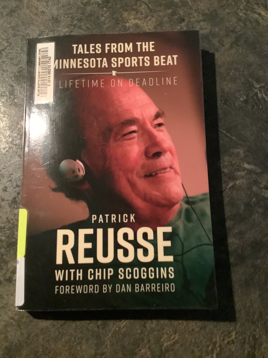 Cableguy1984's tweet image. @Patrick_Reusse @chipscoggins 

Thanks for this amazing walk through the stories and newspaper/radio/tv career, of the best sportswriter Minnesota has ever read, seen or heard! I hope you never retire completely Pat!

This is a must read for any sports fan! 👍🏼👍🏼