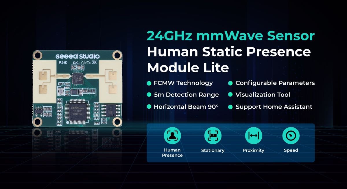 Searching for a human static presence #mmWave radar for your #smarthome projects? One with a reasonable price, visual debugging, and configuration tool? One with more parameter modulation options? Also with #Arduino Library support? Check it out! seeedstudio.com/24GHz-mmWave-S…