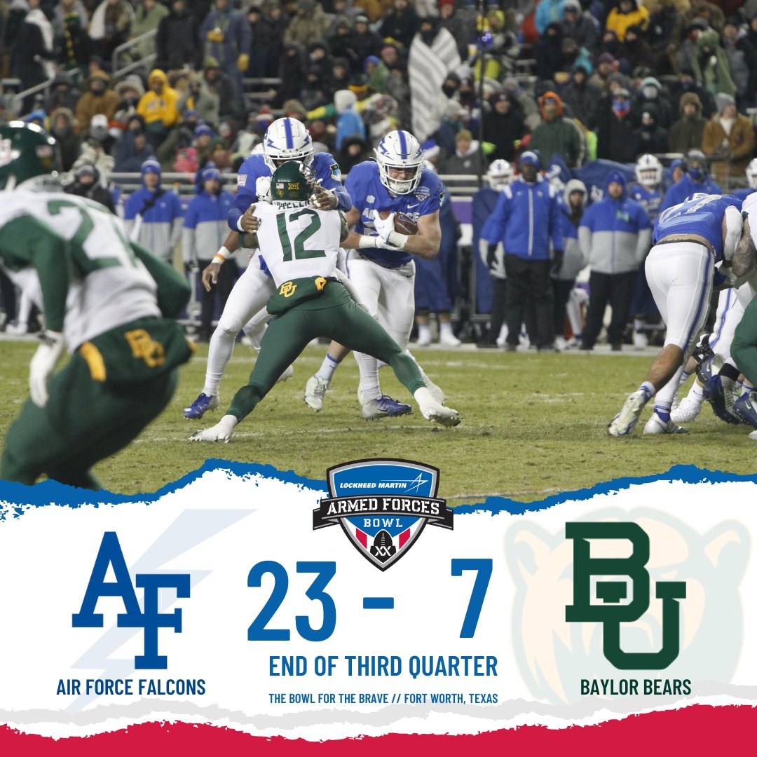 LM Armed Forces Bowl on Twitter "We are through three quarters of play