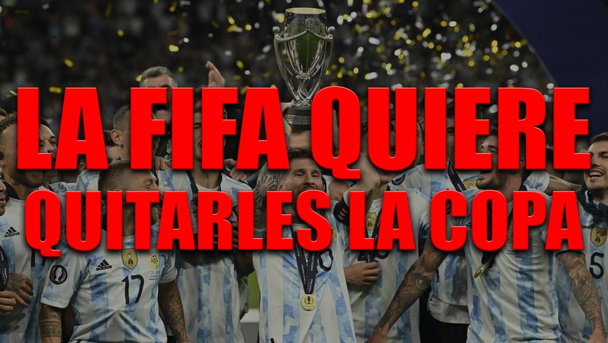 TuCosmopolis's tweet image. LA FIFA le quiere QUITAR A ARGENTINA, LA COPA del MUNDO ¡NO ES JUSTO!
youtu.be/12dGS0kQO2U
