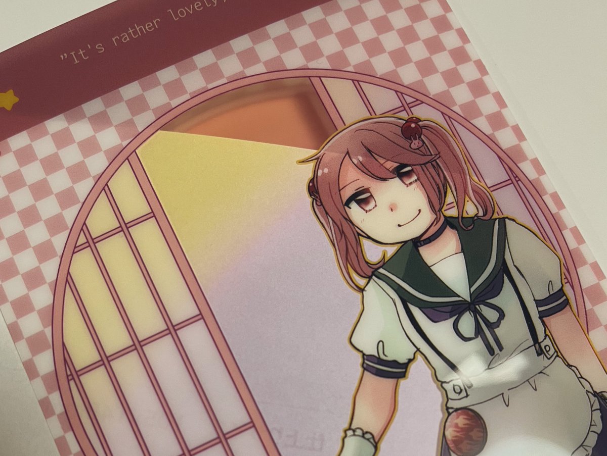 漣(艦これ) 「紙を挟むとこんな感じ!会場で新刊お求め予定の方、またメロンさんでファイル付き選ん」|みその🍥休憩中🐰🍓🌸のイラスト