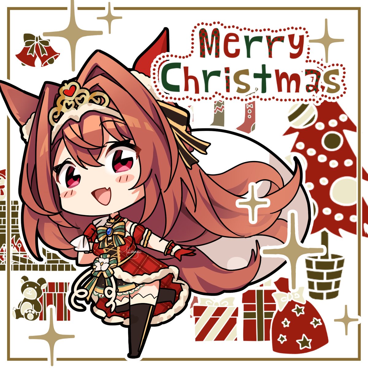 メリークリスマス!🎁✨
#ウマ娘 #ダイワスカーレット 