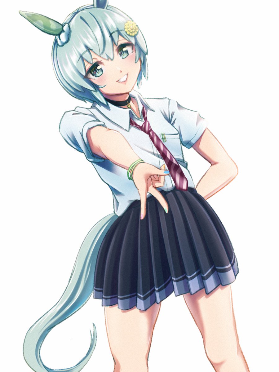 セイウンスカイ(ウマ娘) 「全体とストッキング差分 」|アヅキ🎨4/16ダービーガールズ8のイラスト