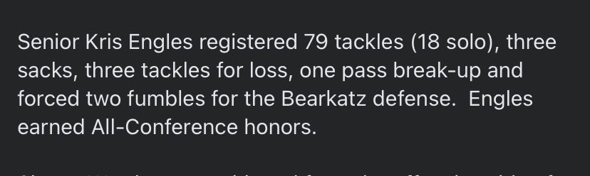 55keng53's tweet photo. Blessed to say I’ve earned the All-Conference title for my last year of bearkat football. It’s been a true honor to play for such a amazing team!!🙏🏽❤️ https://t.co/sMQtksmIXU
