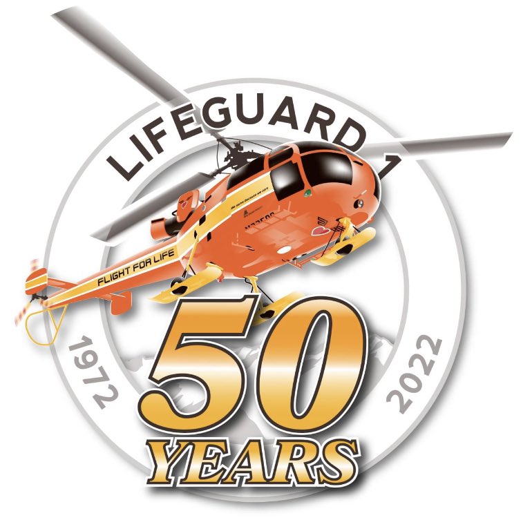 PVASMedics's tweet photo. 50 years of service:

We share our birthday with other key contributors to EMS. Flight for Life in Denver, CO was born in 1972 as the 1st civilian air medical program in the U.S. Since then, they have flown thousands of life saving missions. Happy B-Day “Lifeguard 1”
❤️🚑🚁 https://t.co/zcF4lwIOpz