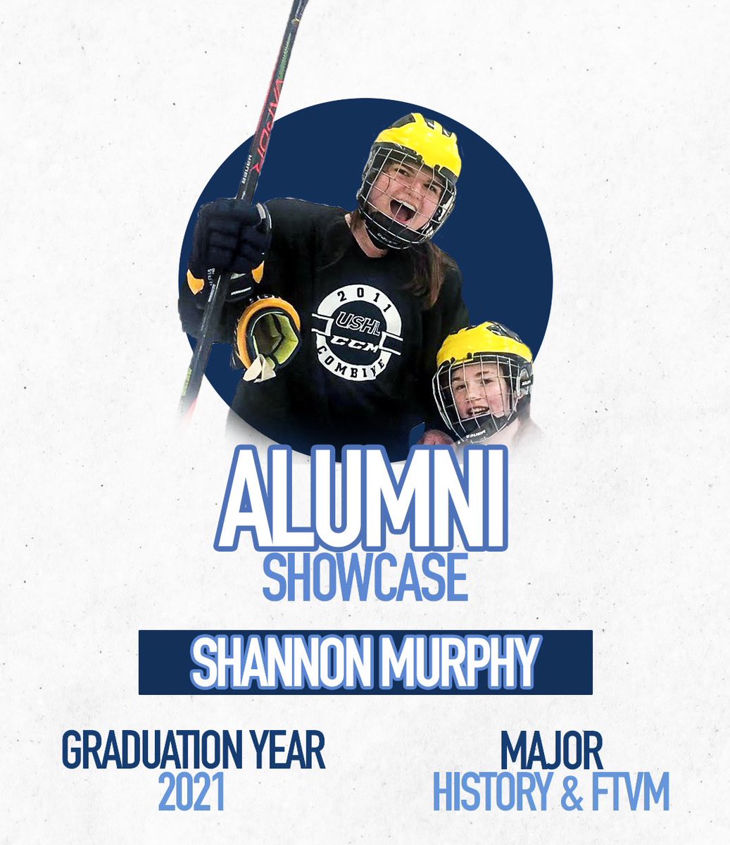 umichwhockey's tweet photo. 〽️ALUMNI SHOWCASE〽️

Join us in celebrating our next alumni showcase alum, Shannon! A more recent graduate graduating in 2021, Shannon is now a graduate student studying public history and cultural heritage at Trinity College Dublin. https://t.co/oEC1hAMORa