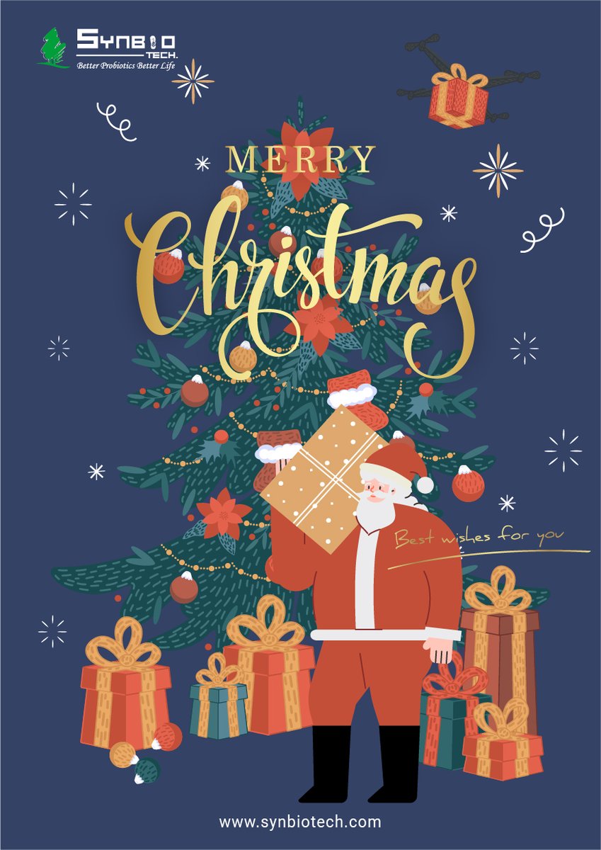 SynbioTechInc's tweet photo. 🎄Merry Christmas and happy holidays!🎄

May your holidays be merry and filled with laughter. 😊

Don’t forget to take good care of your gut during this festive season. 😉

#Synbiotech #Christmas #holidays https://t.co/dGJn6xvU6l
