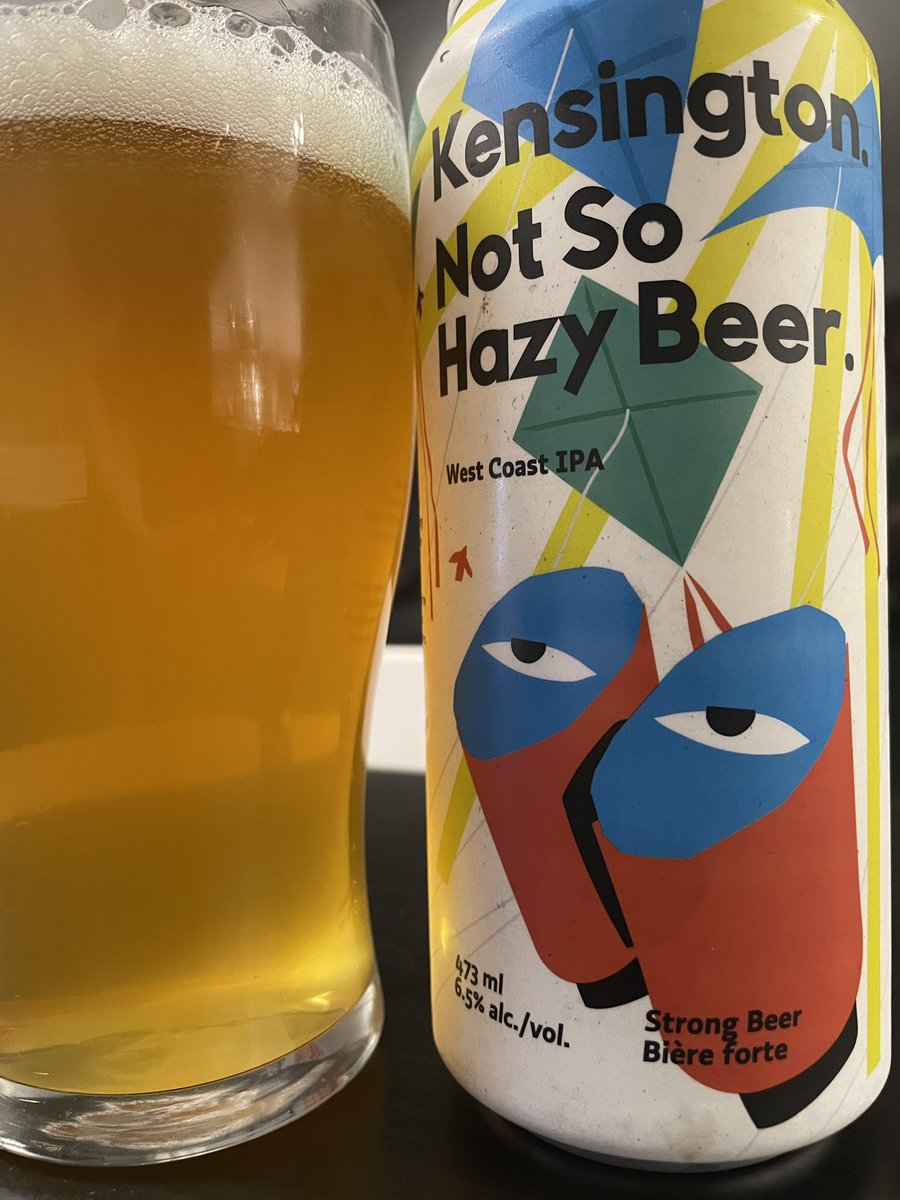 Decem-beer 22nd: Not So Hazy from <a href="/KBCobeer/">KensingtonBrewingCo</a>. A slightly sweet and very mellow West Coast IPA. The last beer on the calendar from Kensington, which has been a very pleasant surprise.