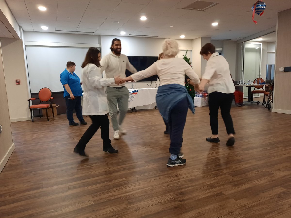 AHCPnetwork's tweet photo. More fun at Hanukkah luncheon,  sponsored by American Healthcare Professionals AHCP https://t.co/s9faXkHMWG