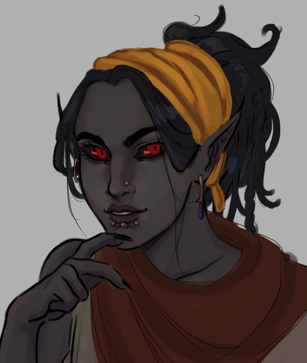 clovesandivy's tweet photo. my nerevarine, Jadzia #morrowind #dunmer https://t.co/Cnkn54qkur