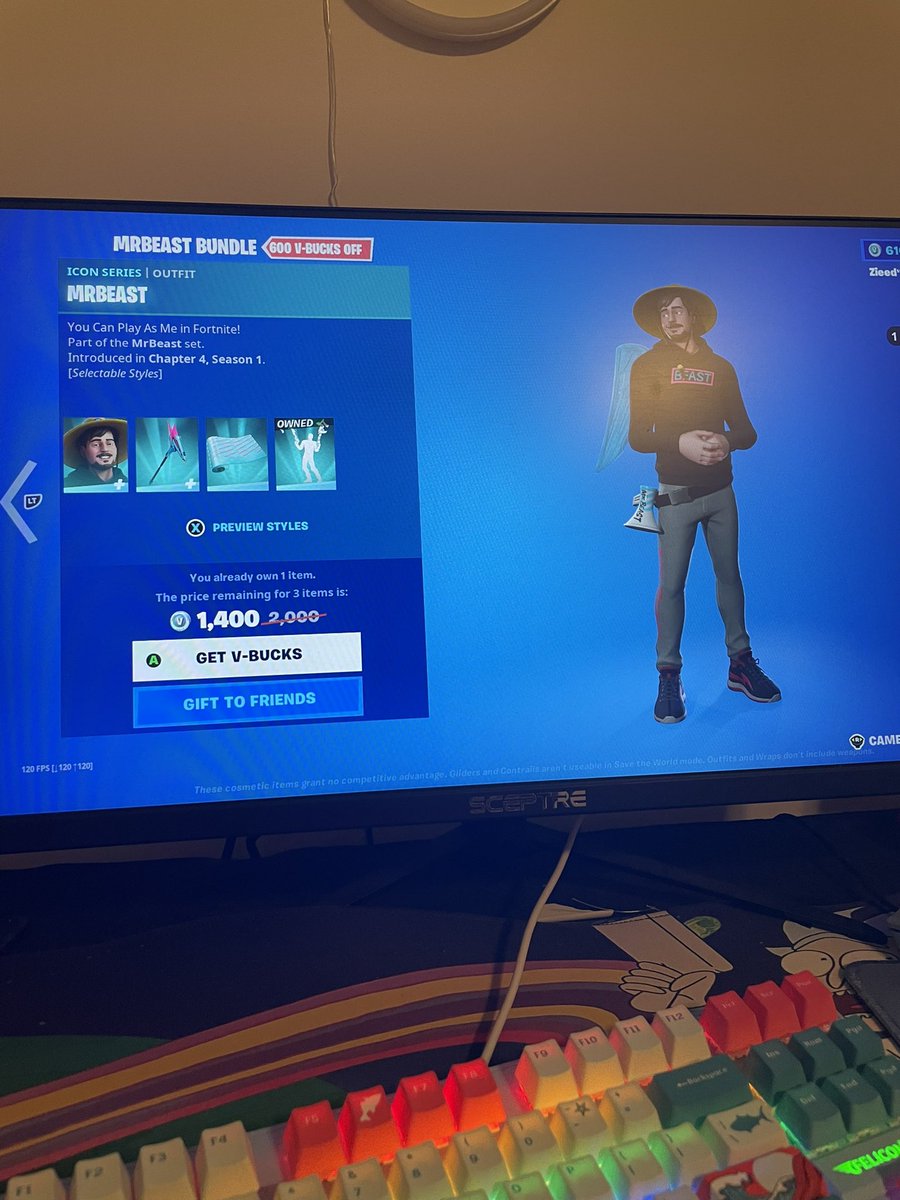 zaidiezz's tweet photo. @MrBeast pleas gift me your skin please https://t.co/4WRCu4wIBy