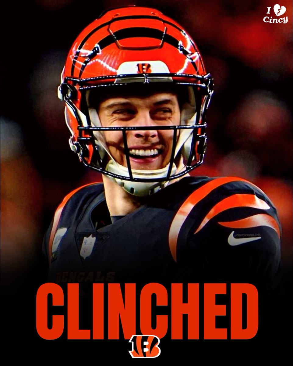 CincyProblems's tweet image. MERRY CLINCHMAS 🎄

THE BENGALS ARE BACK IN THE PLAYOFFS!
