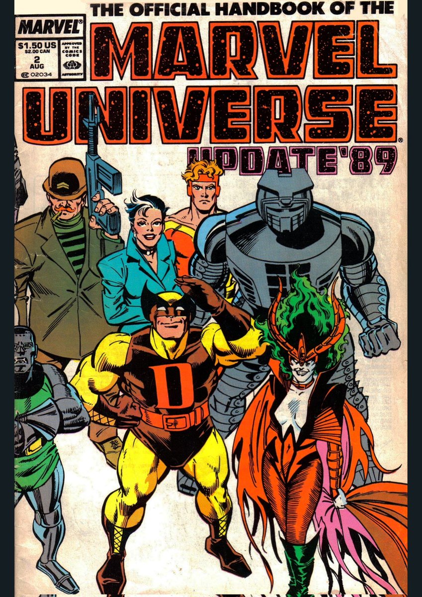 Hi there, have a look at my short video featuring the wraparound cover to The Official Handbook of the Marvel Universe Update 89 # 2 by Ron Frenz, Joe Rubinstein & Andy Yanchus.
Click on the link below:
youtu.be/Bcx-rT7ctDs
#thecosmiccomicbookbroadcast 
#comicbookbroadcaster