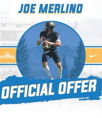 Joe Merlino (@joemerlino2023) on Twitter photo After a great conversation with <a href="/FLCCoach_Cox/">Johnny Cox</a> I am excited to announce that I have received a scholarship to Fort Lewis College!
<a href="/BrandonHuffman/">Brandon Huffman</a> @fbCoachRo <a href="/UniontitanFB/">Titan Football</a> <a href="/UnionFBBoosters/">Union Titan Football Boosters</a> After a great conversation with <a href="/FLCCoach_Cox/">Johnny Cox</a> I am excited to announce that I have received a scholarship to Fort Lewis College!
<a href="/BrandonHuffman/">Brandon Huffman</a> @fbCoachRo <a href="/UniontitanFB/">Titan Football</a> <a href="/UnionFBBoosters/">Union Titan Football Boosters</a>