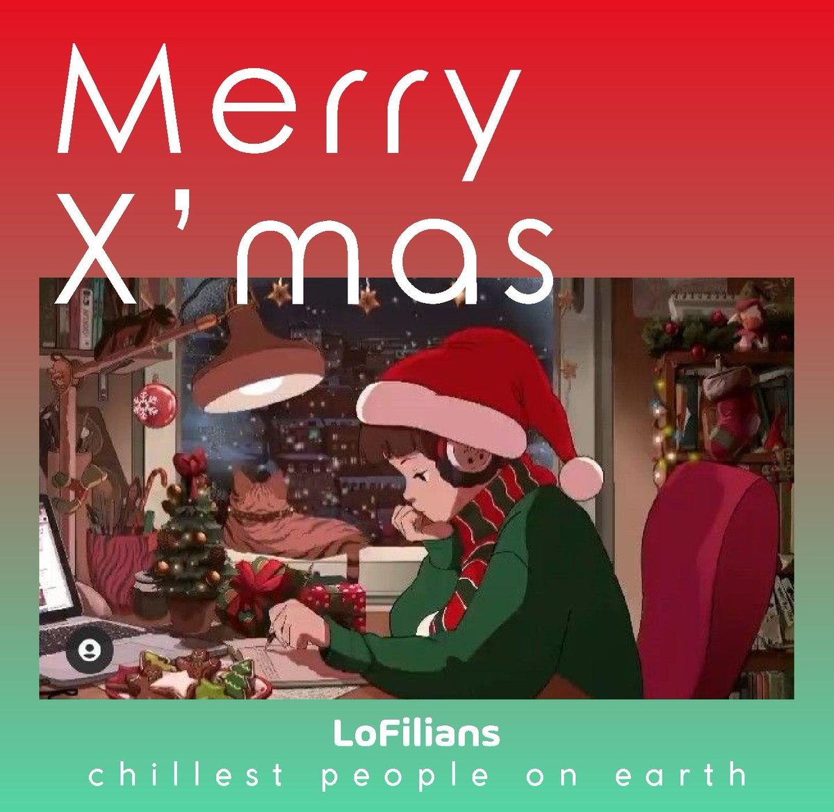 Merry Christmas LOFILIANS🎄🎶
Show us where you chilling at the comment for your Christmas day❣️

And enjoy your Christmas LoFi playlist 
open.spotify.com/playlist/7goO8…

#chillestpeopleonearth #LoFiXmas