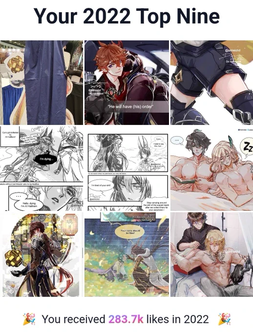 Looks at top right*

Decided it's easier to accept the fact that THIGHS won again on Instagram. 

Also looks at the top left* 
Well, at least now I can say that most of my artworks are... Covered 