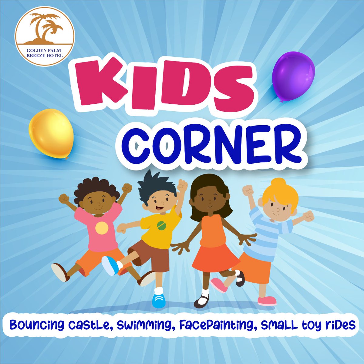 peakitmarketing's tweet image. This festive Let the little children have a blast of fan ❤️ 
#Facepainting #Bouncingcastle #Swimming #Icecreams #Snacks #Goodfood #Goldenpalmbreezehotel #Thika #Muranga