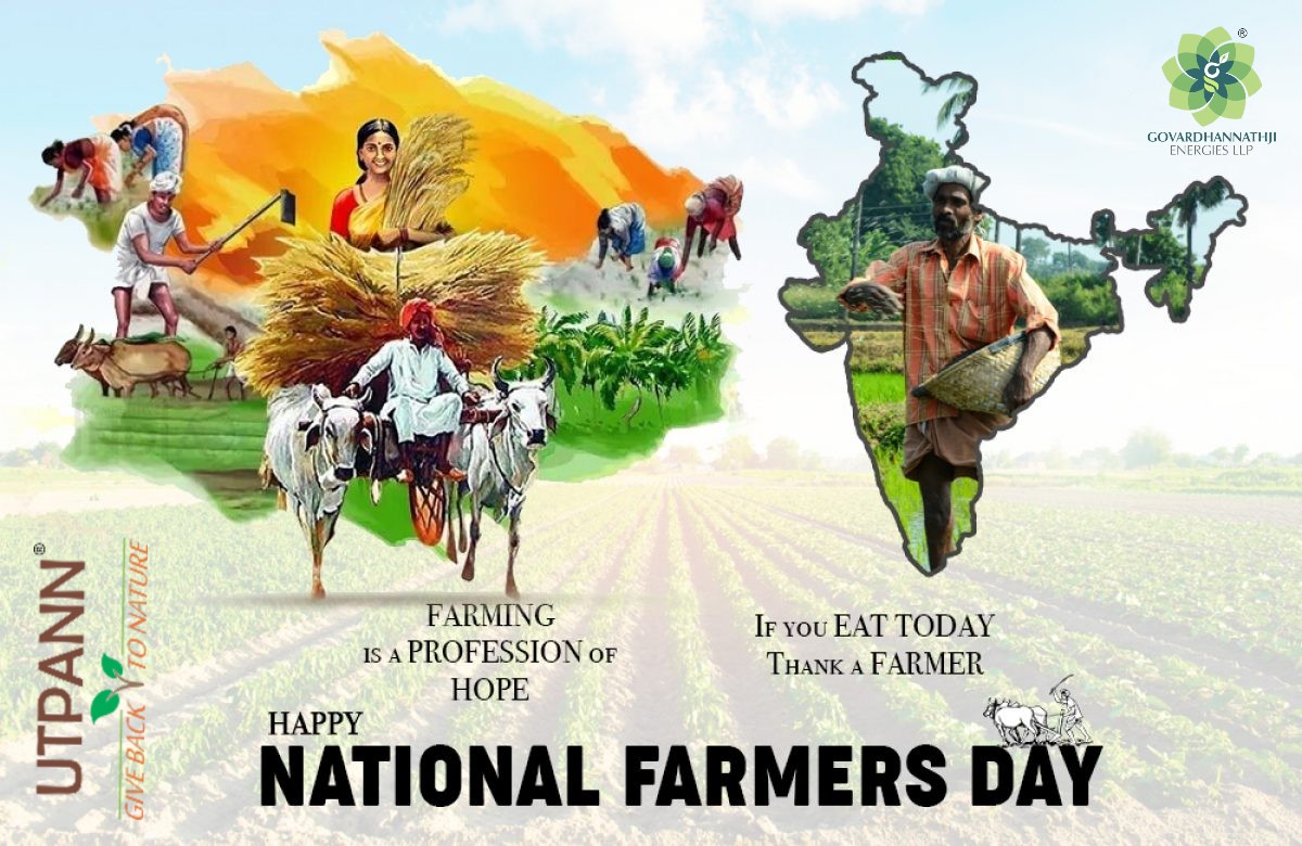 utpann_in's tweet photo. Farmers' Day reminds us to thank each and every farmer of the nation for their unconditional dedication. Best wishes on Farmers Day to you. #NationalFarmersDay https://t.co/GJl9qB7Pv0