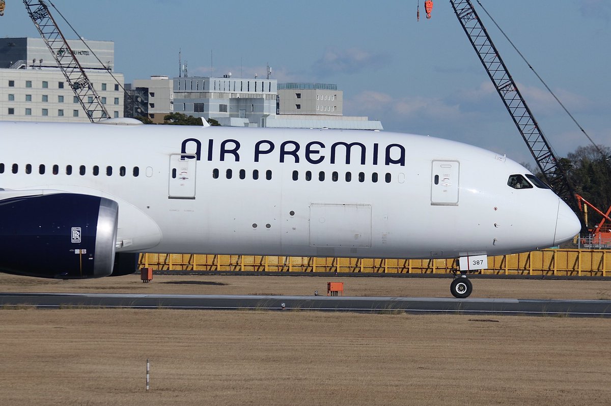 Sutorobo0704's tweet photo. YP732 NRT→ICN 
Air  Premia B787-9 HL8387 https://t.co/BTLXWCSbvT