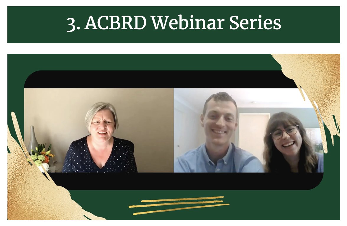 ACBRD #EndDiabetesStigma (@acbrd) on Twitter photo ✨ Highlight #3: ACBRD Webinar Series
This year, we hosted four webinars as part of the ACBRD Webinar Series:
1 ➟ Investigating the Psychosocial Impact of Hypoglycaemia with Dr @BroadleyMelanie (pictured, right) and Dr <a href="/Uffehs/">Uffe Søholm 🌎</a> (pictured, middle)
👉acbrd.org.au/webinar-sessio… ✨ Highlight #3: ACBRD Webinar Series
This year, we hosted four webinars as part of the ACBRD Webinar Series:
1 ➟ Investigating the Psychosocial Impact of Hypoglycaemia with Dr @BroadleyMelanie (pictured, right) and Dr <a href="/Uffehs/">Uffe Søholm 🌎</a> (pictured, middle)
👉acbrd.org.au/webinar-sessio…